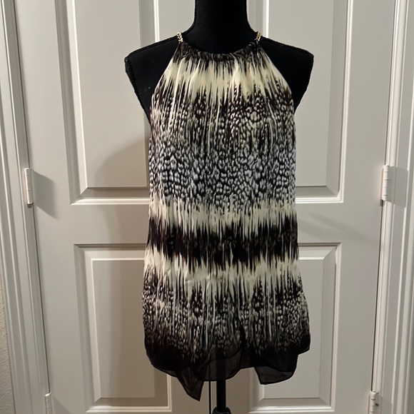 MICHAEL Michael Kors Tops - Michael Kors animal print hater top